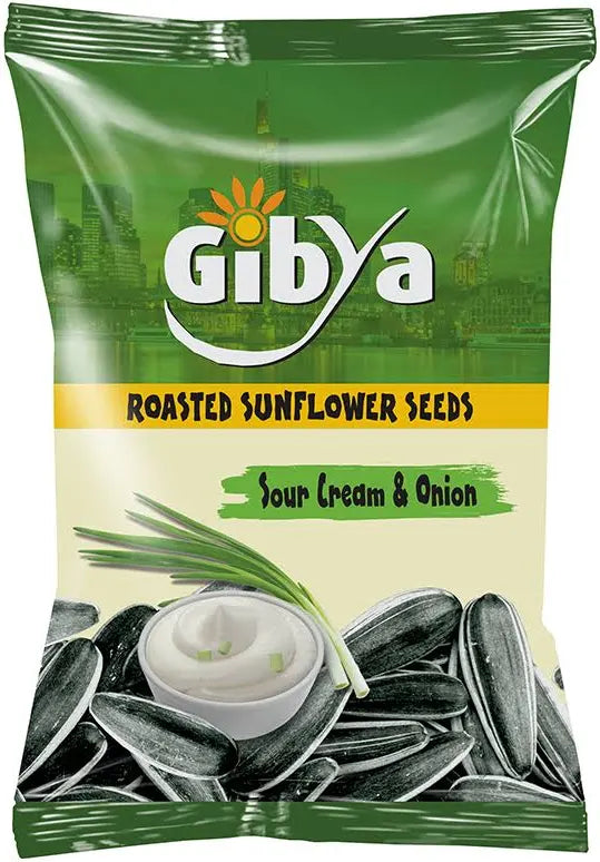 Gibya Sonnenblumenkerne Sour Cream & Onion 100g