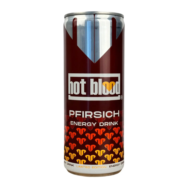 Hot Blood Pfirsich Energy Drink 250ml
