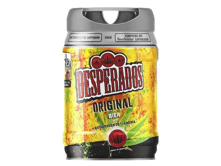 Desperados Bierfass mit Zapfhahn 5L