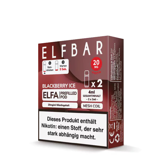 Elf Bar Pods Blackberry Ice 2x2ml