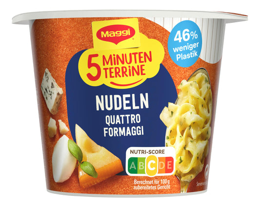 Maggi 5 Minuten Terrine Nudeln Quattro Formaggi 58g