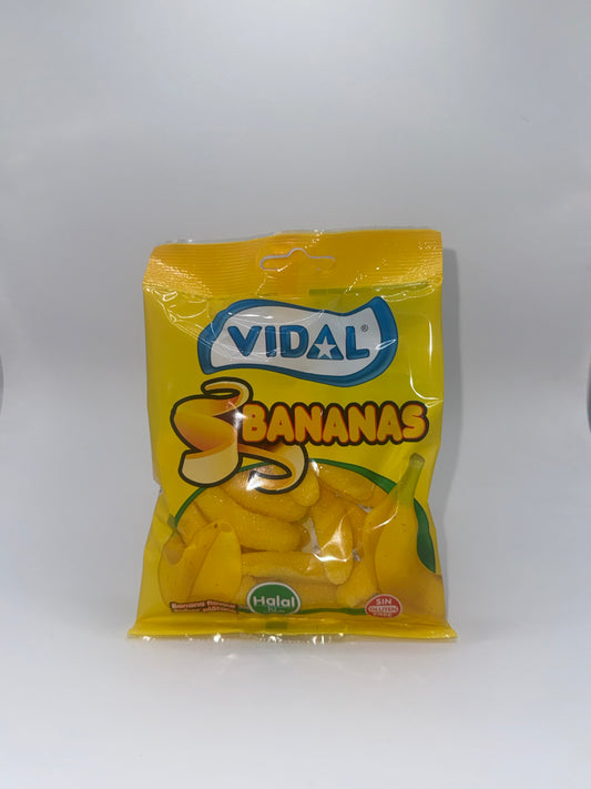 Vidal HALAL Bananas 90g aus Spanien