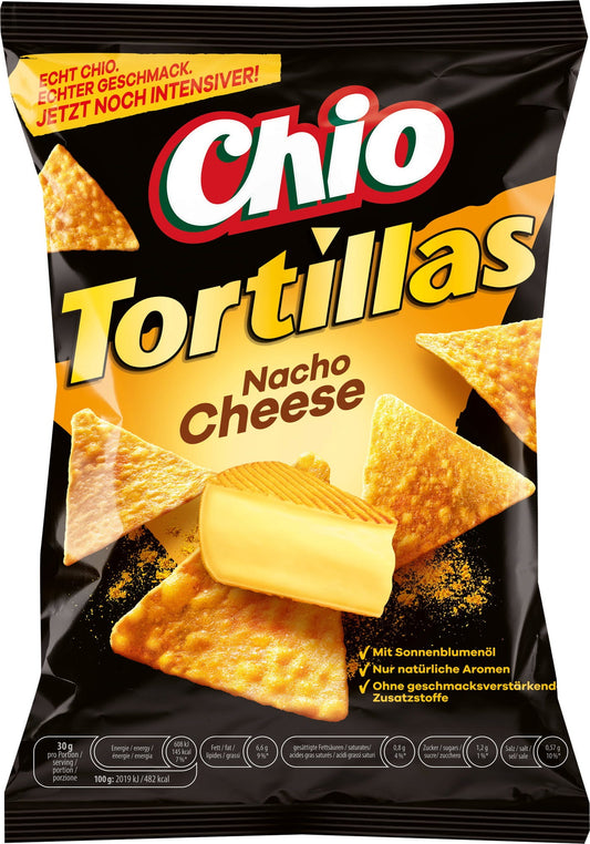 Chio Tortillias Nacho Cheese Style 225 g