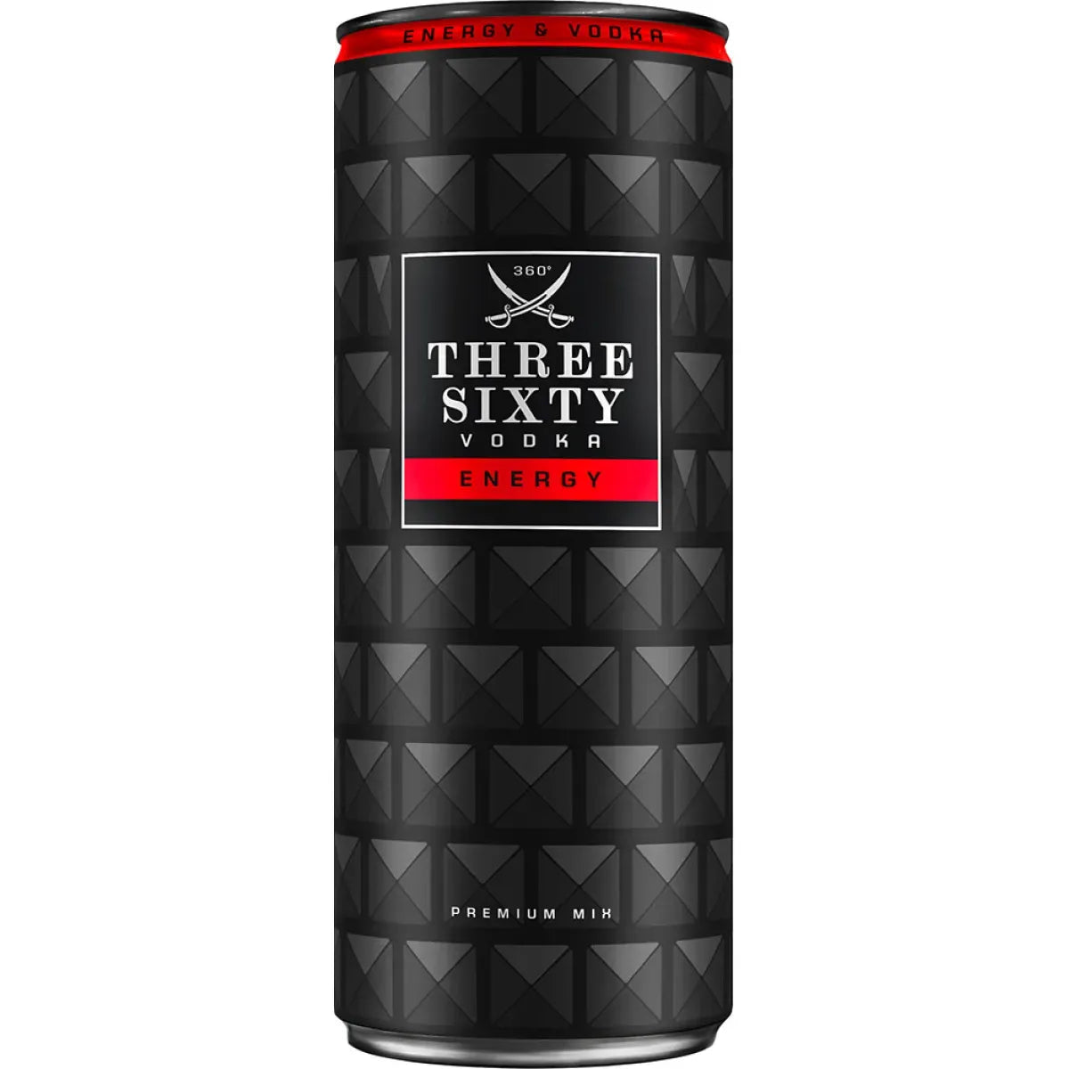 Three Sixty Vodka Energy Alc. 10% Vol. 0,33L Dose