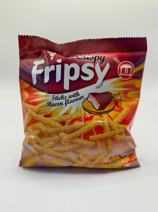 Fripsy Sticks Crispy Bacon 50g aus Nordmazedonien