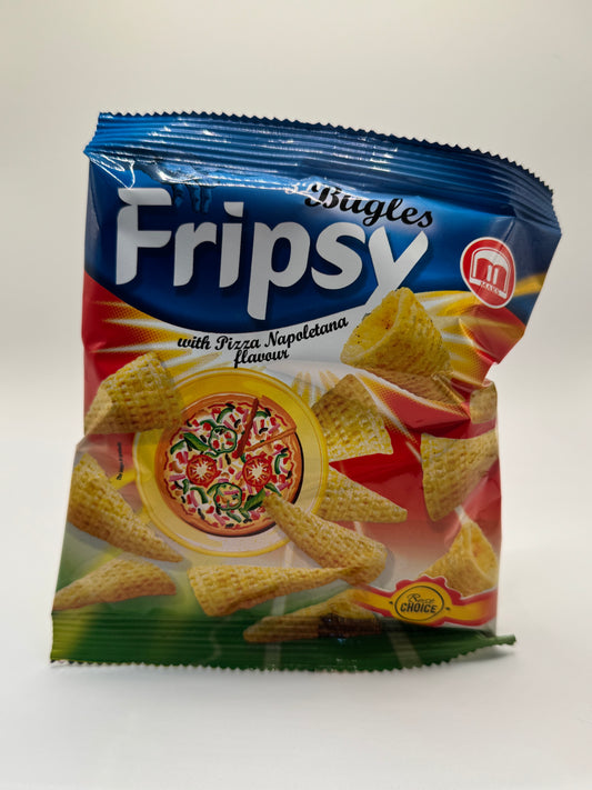 Fripsy 3D Bugles Pizza Napolitana 50g aus Nordmazedonien