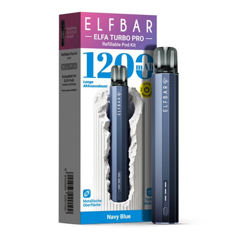 Elf Bar Turbo Pro Navy Blue Akkuträger