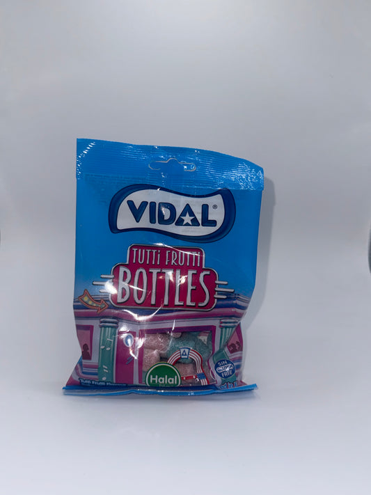 Vidal HALAL Tutti Frutti Bottles 90g aus Spanien