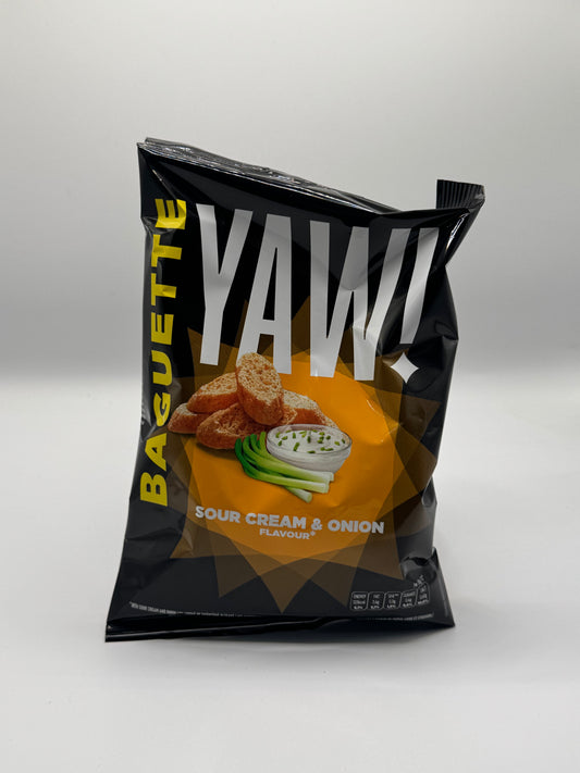 YAW Sour Cream & Onion Baugette Snack 50g