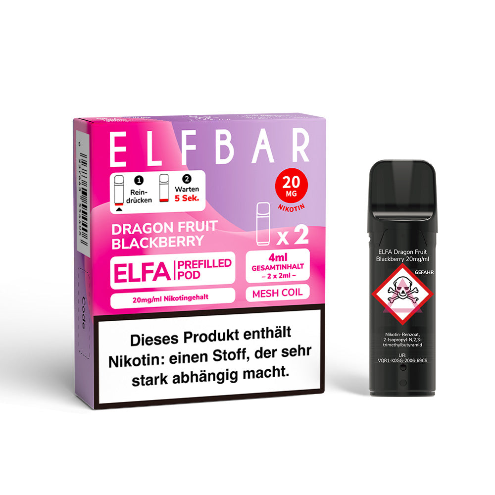 Elf Bar Pods Dragon Fruit Blackberry 2x2ml