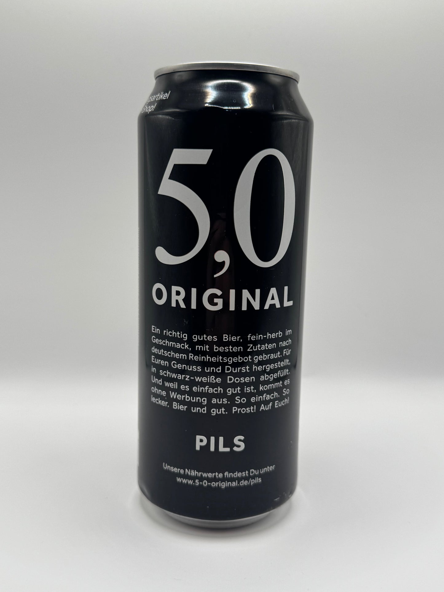 5,0 Original Pilsbier Alk. 5,0% Vol. 500ml