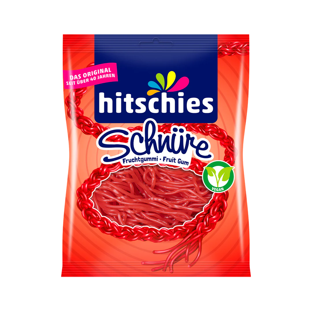 Hitschies Schnüre Erdbeergeschmack 125g