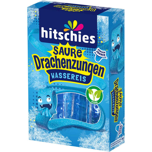 Hitschies Saure Drachenzungen Wassereis 400ml 10 Stück