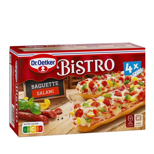 Dr.Oetker Bistro Baguette Salami 500g 4er Pack